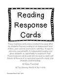 Reading Response Cards