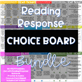 Reading Response Choice Boards BUNDLE