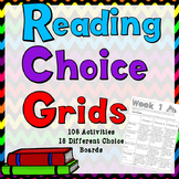 Reading Response Choice Grids
