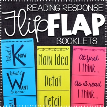 Preview of 25 Reading Response Flip Books for Fiction or Nonfiction
