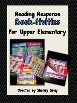 Preview of Reading Response Foldable Booklets 