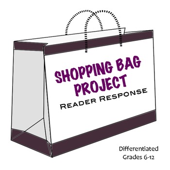 Preview of Reading Response / Fun Book Report on Character: Shopping Bag Project