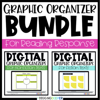 Preview of Reading Response Graphic Organizer BUNDLE
