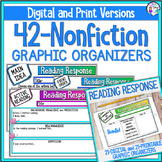 Reading Response Graphic Organizers Nonfiction Summary | D