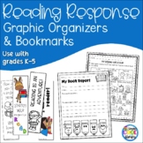 Reading Response Graphic Organizers and Bookmarks