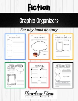 Preview of Reading Response Graphic Organizers for Any Fiction Book or Story