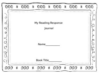 Preview of Reading Response Journal