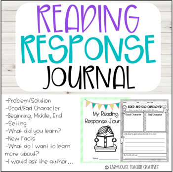 Preview of Reading Response Journal