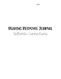 Reading Response Journal: Engaging Readers with Relevant R