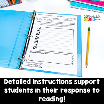 Reading Comprehension Worksheets Distance Learning by Differentiation