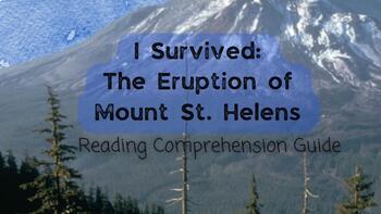 Preview of Reading Response Journal for I Survived: The Eruption of Mount St. Helens