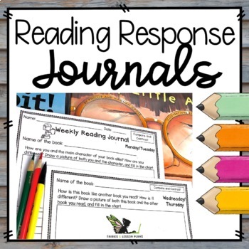 Preview of Reading Response Journal for Picture Books Chapter Books and Non-Fiction Text