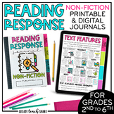 Reading Response Journals | Reading Notebook | Nonfiction | Print & Digital