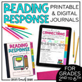 Reading Response Journals | Reading Notebook | Fiction | P