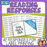 Reading Response Labels for Interactive Notebooks: 42 diff
