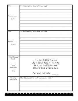 Reading Response Log for Comprehension - Long Response by Katy Engle