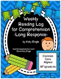 Reading Response Log for Comprehension - Long Response