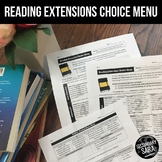 Reading Response Menus: Differentiated Prompts for ANY Novel!