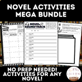 Reading Response Novel Activity Mega Bundle | Book Club, N