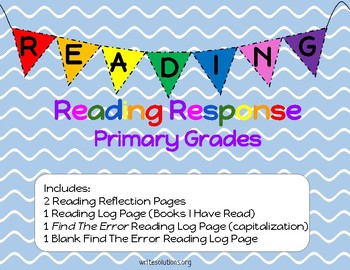 Preview of Reading Response Primary Grades