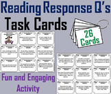 Reading Response Questions Task Cards (Story Elements Activity)
