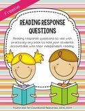 Reading Response Questions for Practically Any Book {freebie}