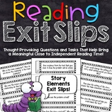 Reading Exit Slips for Story Elements