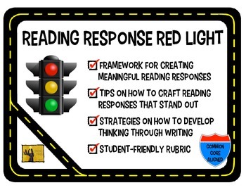 Preview of Reading Response Red Light