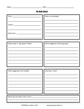 Preview of Reading Response Sheets - Book Report Templates - Book Review