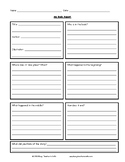 Reading Response Sheets - Book Report Templates - Book Review