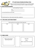 Reading Response Sheets - Book Report Templates - Book Review