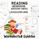 Reading Response Sheets, Graphic Organizer Book Report Tem