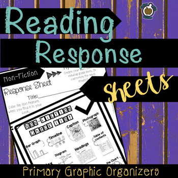 Preview of Reading Response Sheets: Primary Graphic Organizers
