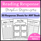 Reading Comprehension Graphic Organizers and Response Shee