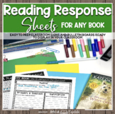 Reading Response Sheets for ANY Book