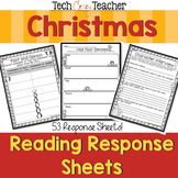 Reading Response Sheets for Christmas (HOTS)