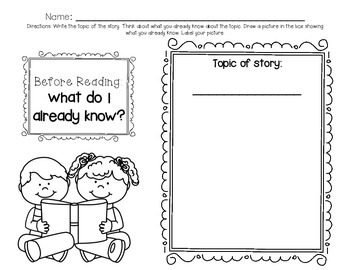 Activating Prior Knowledge Strategy Pack by Aylin Claahsen | TpT