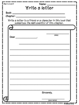 Reading Response Worksheets & Graphic Organizers (for any ...