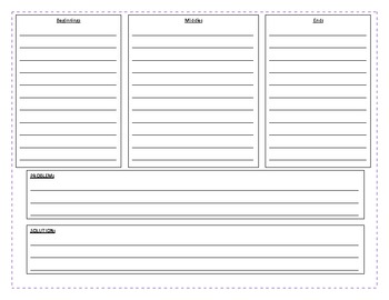 Reading Responses - Story Elements and Comparisons by EverythingElementary