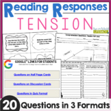 Reading Responses - Tension - Task Cards