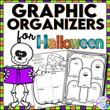 Preview of Reading Responses and Graphic Organizers for Halloween