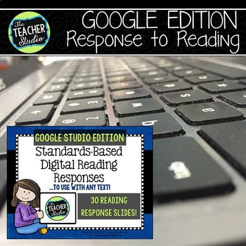 Preview of Reading Responses for Any Fiction Text for GOOGLE and Distance Learning