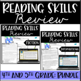 Reading Review | 4th & 5th Grade - Digital Access Included for Distance Learning
