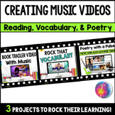 Reading Vocabulary Poetry Projects for ELA + High School English
