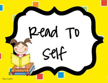 Reading Rotation Signs School Kids by diana Smyth | TpT