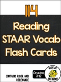 Reading STAAR Vocabulary Flashcards