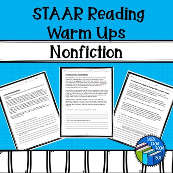 Preview of STAAR Reading Bell Ringers - Nonfiction