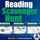 Reading Scavenger Hunt Bundle 2 (Informational Texts)