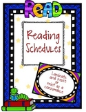Reading Schedules and Bookmarks