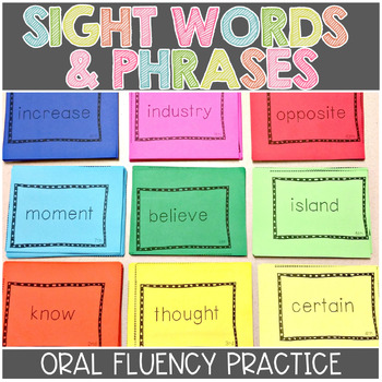 Preview of Fluency Practice: Sight Words and Reading Phrases